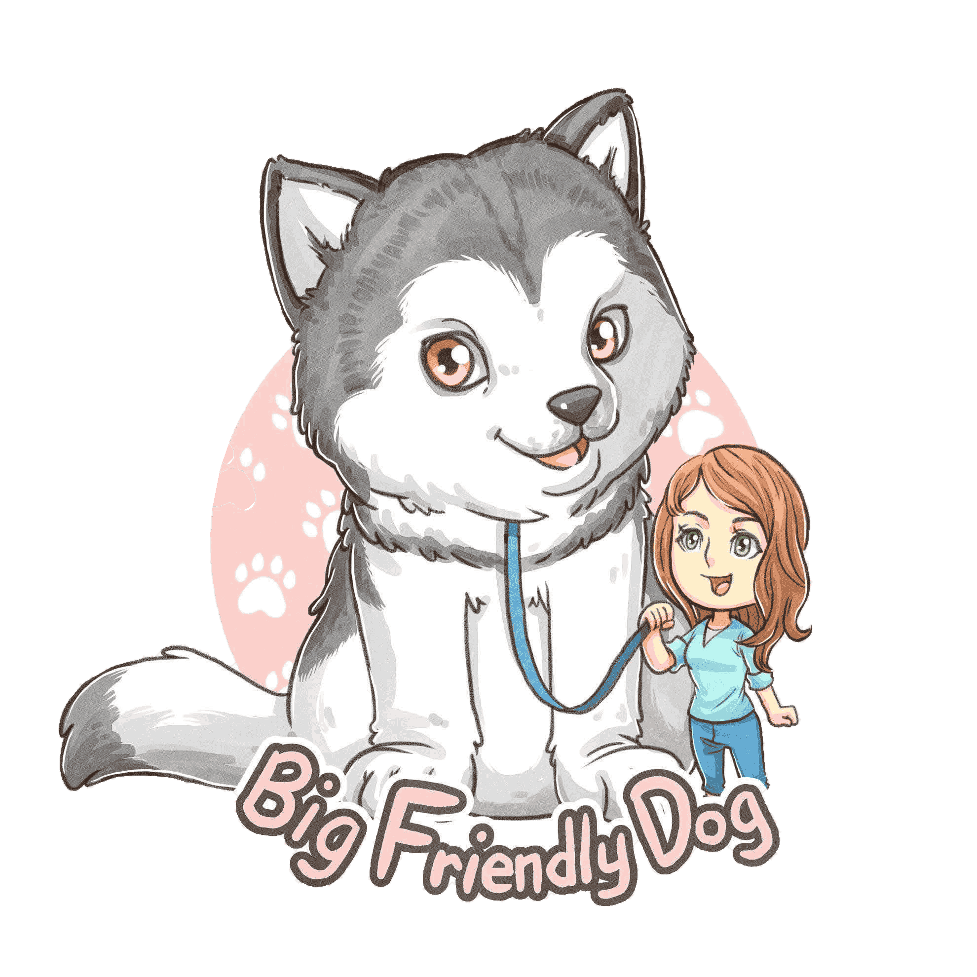 Big Friendly Dog Logo